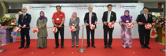 Ribbon Cutting Ceremony at Shimadzu Manufacturing Asia Sdn. Bhd.