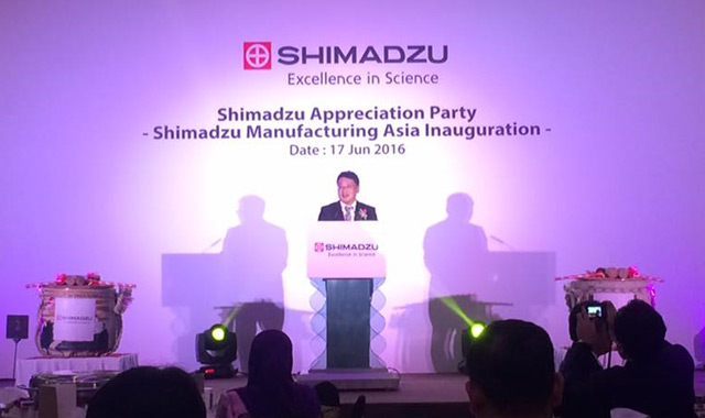 Mr. Norihiro Suematsu, Managing Director of Shimadzu Manufacturing Asia Sdn. Bhd.
